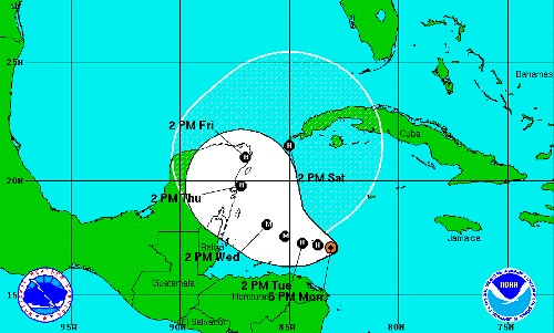 Huracán Rina amenaza itinerarios de crucero por el Caribe occidental